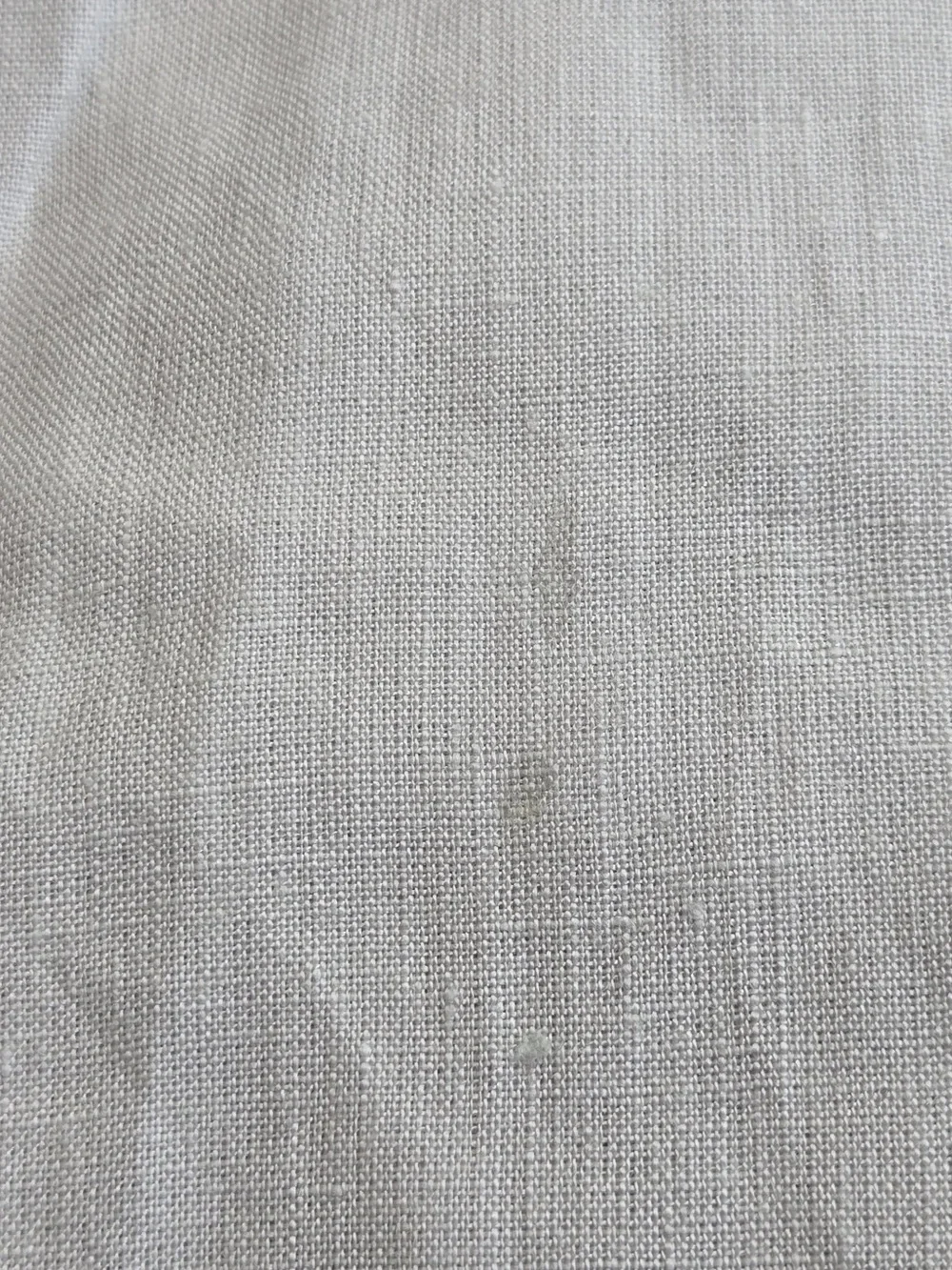 QUINCE Set Of 2 48x108 European Linen True Blackout Curtains Cloud 9271